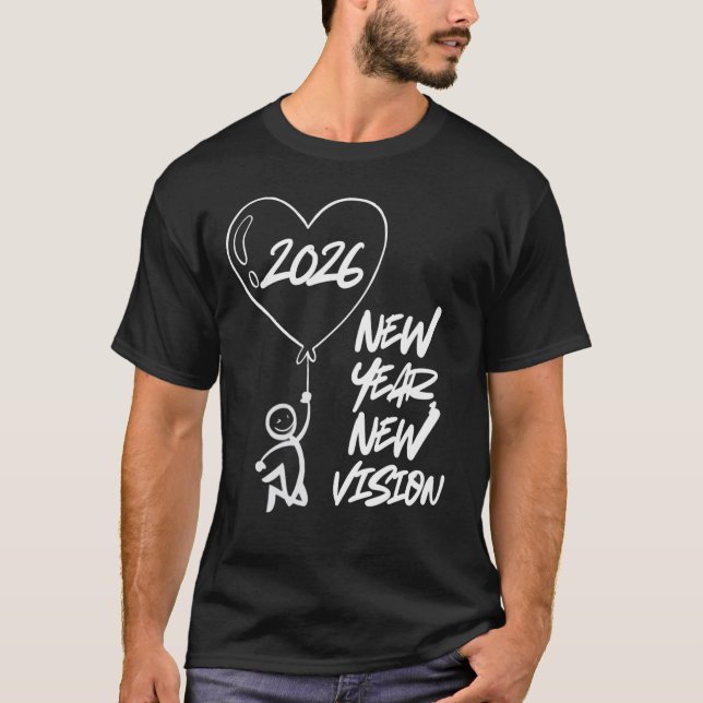 Camiseta NEW YEAR t-shirt trendy stylish merry christmas (Frente)