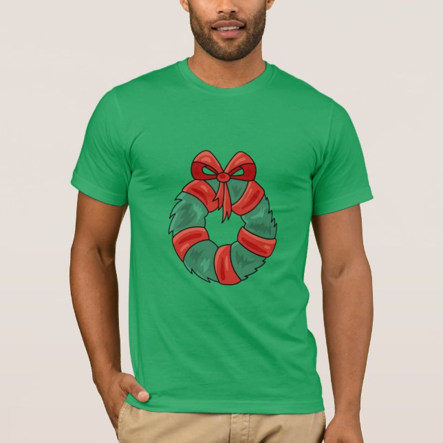 Camiseta New Year Wreath (Frente)