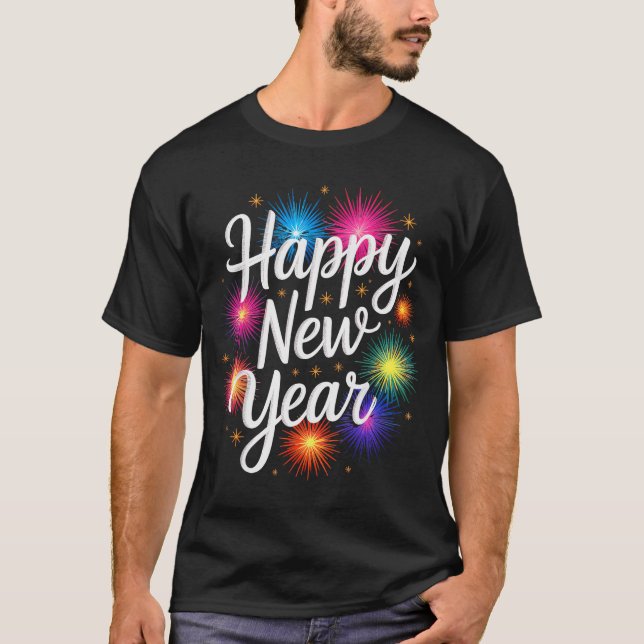 Camiseta New Years Eve Party Matching Happy New Year  (Frente)