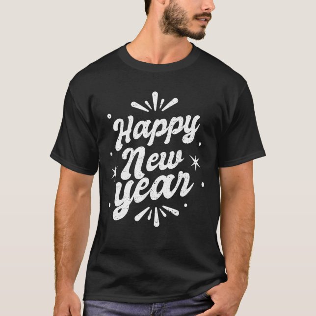 Camiseta New Years Eve Party Supplies NYE 2023 Happy New Ye (Frente)