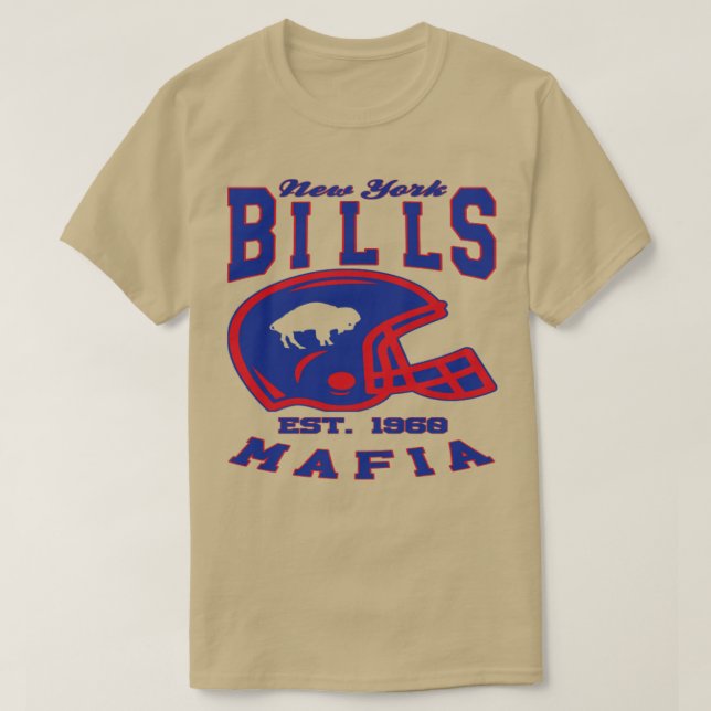 Camiseta New York Bills Mafia 1960 (Frente do Design)