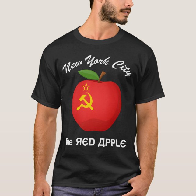Camiseta New York City The Red Apple T-Shirt  (Frente)
