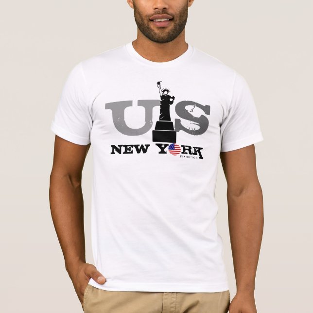 Camiseta New York EUA Liberty Staty T-Shirt (Frente)