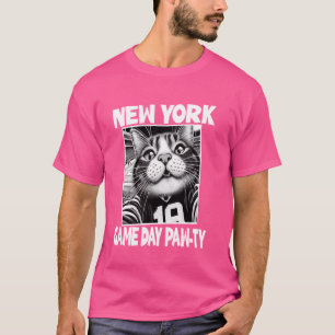 Camiseta New York Game Day Party Engraçado Home State Nova 