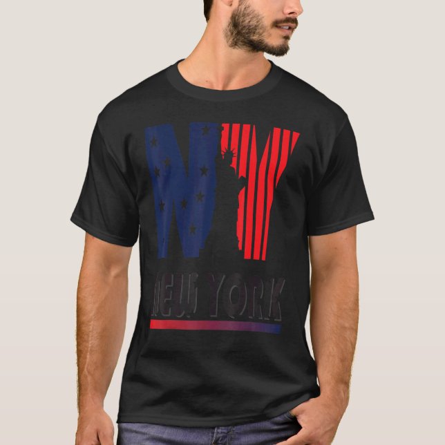 Camiseta New York Idea Legal bandeira americana (Frente)