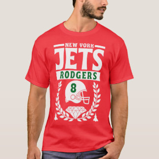 Camiseta New York Jets Aaron Rodgers 8 Edição Americana