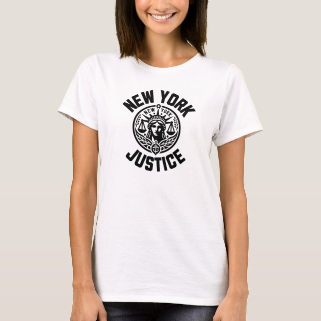Camiseta New York Justice, New York Strong (Frente)