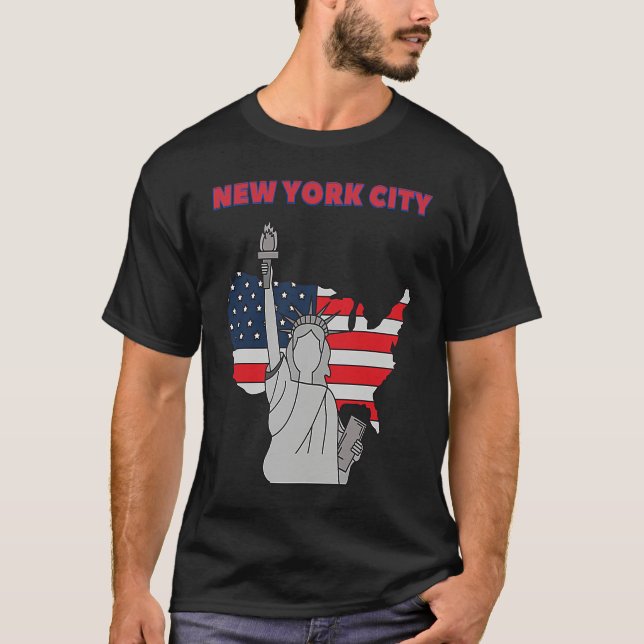 Camiseta New York Landmark New York Souvenir New York City  (Frente)