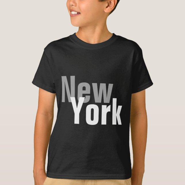 Camiseta New York Mens Basic Dark _1  (Frente)