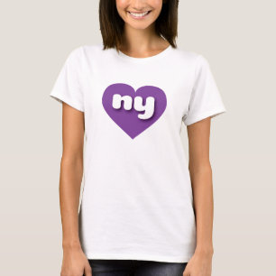 Camiseta New York Purple Heart - amor