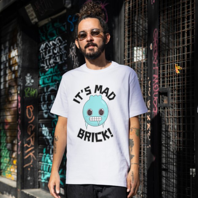 Camiseta New York Slang | É T-Shirt Mad Brick Humor (Criador carregado)