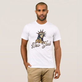 Camiseta New York, Statue Of Liberty. Iconic City Pride