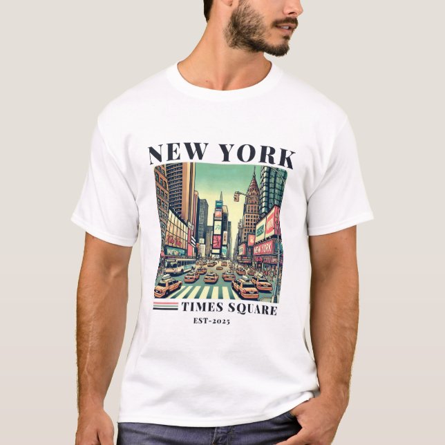 Camiseta New York, Times square (Frente)