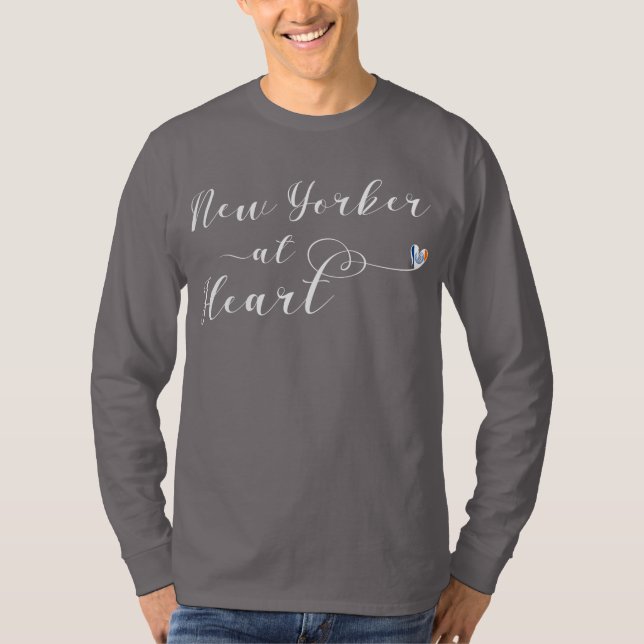 Camiseta New Yorker In Heart, Nova York NYC (Frente)