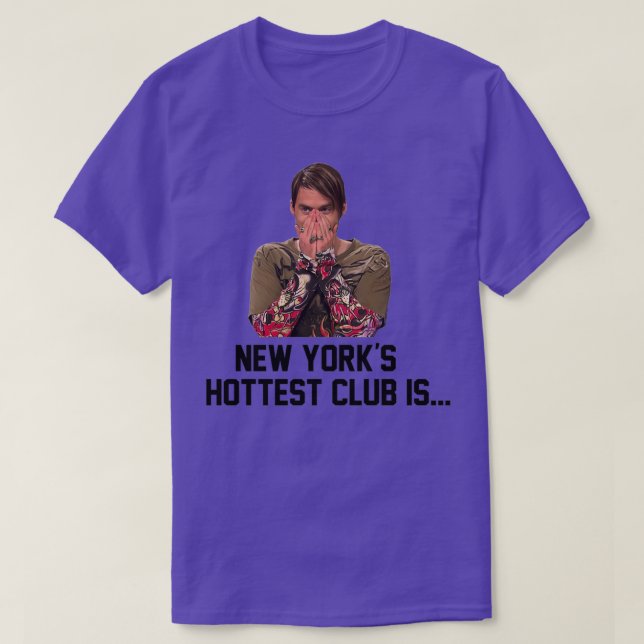 Camiseta New Yorkx27s Hottest Club é Stefon (Frente do Design)