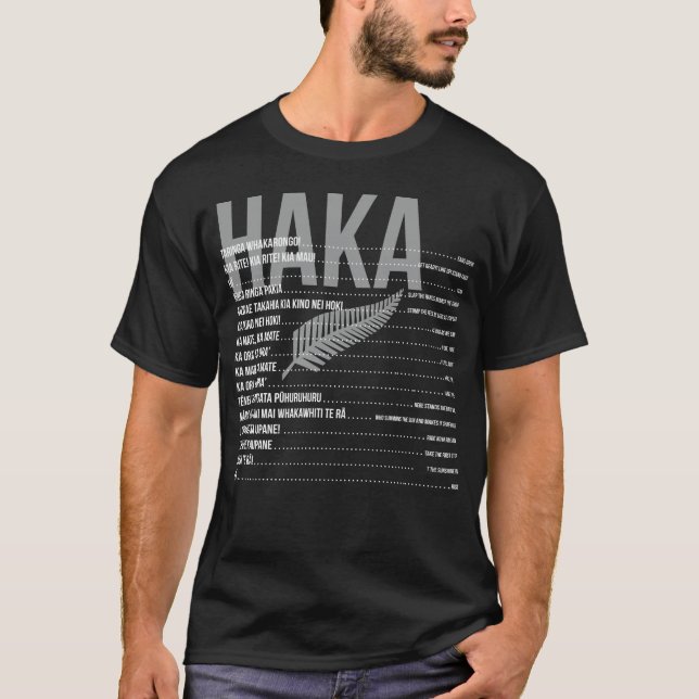 Camiseta New Zealand  Māori  Haka (Frente)