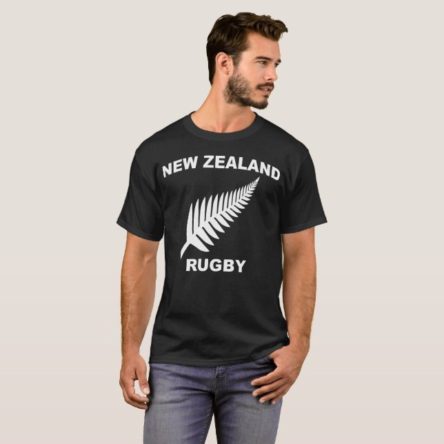 Camiseta New Zealand Rugby (Frente Completa)