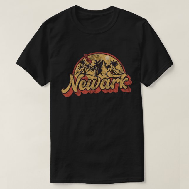 Camiseta Newark, Califórnia (Frente do Design)