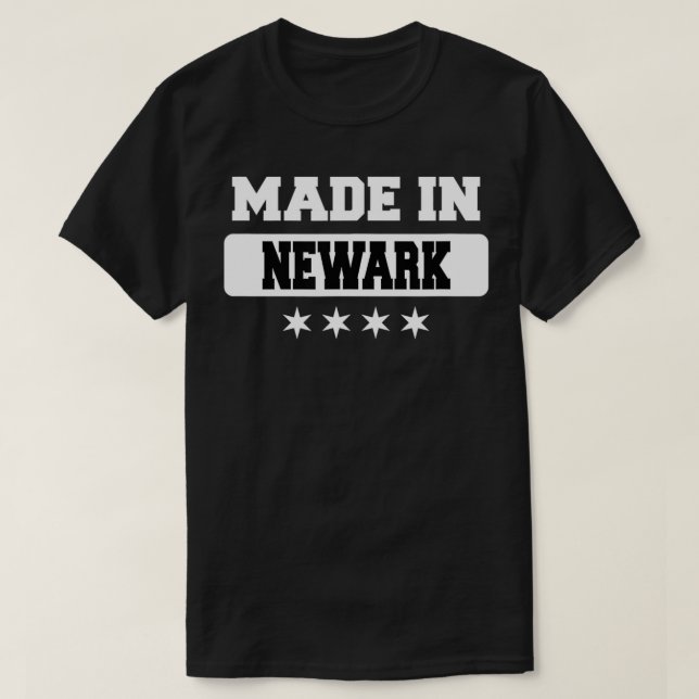 Camiseta Newark Feito Em Newark (Frente do Design)
