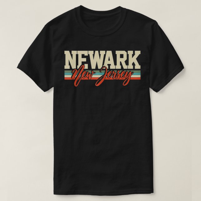 Camiseta Newark New Jersey Gift  (Frente do Design)
