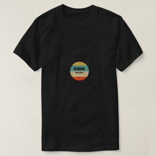 Camiseta Newark New Jersey Newark (Frente do Design)