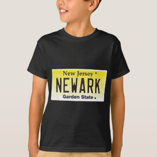 Camiseta Newark NJ Nova Jersey placa tijolo cidade