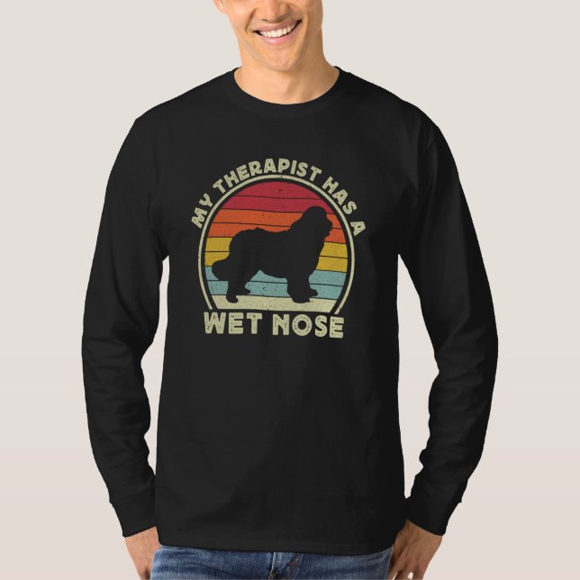 Camiseta Newfie For Men Women Newfy Newfoundland Dog Dad Mo (Frente)
