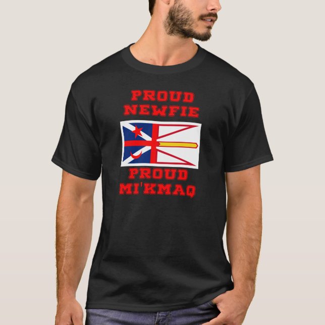 CAMISETA NEWFIE ORGULHOSO MI'KMAQ ORGULHOSO (Frente)