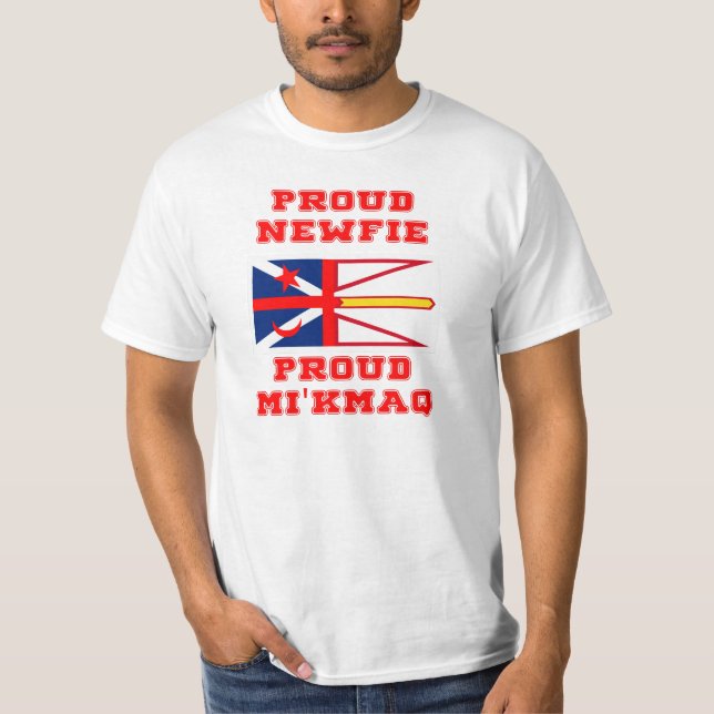 CAMISETA NEWFIE ORGULHOSO MI'KMAQ ORGULHOSO (Frente)