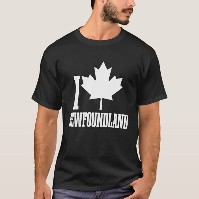 Camiseta Newfoundland Canada Maple Leaf Red Canadian Flag P (Frente)