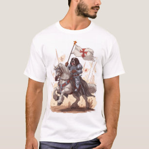 Camiseta Newfoundland Cavalheiresco - Armadura Real para Cã