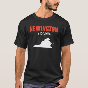 Camiseta Newington Virgínia EUA Estado América Viagem Virge