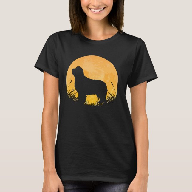 Camiseta Newland Easy Halloween Dog Pup Moon Co (Frente)