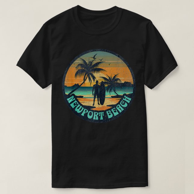 Camiseta Newport Beach (Frente do Design)