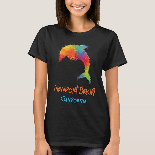 Camiseta Newport Beach  California  Souvenir (Frente)