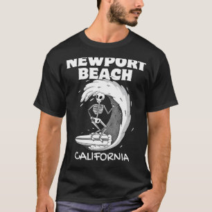 Camiseta NEWPORT BEACH CALIFÓRNIA Surf Vintage Retro Surfin
