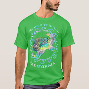 Camiseta Newport Beach California Vacful Tribal Colorful
