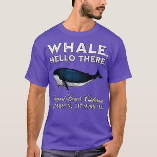 Camiseta Newport Beach California Whale Hello Ali Coordin