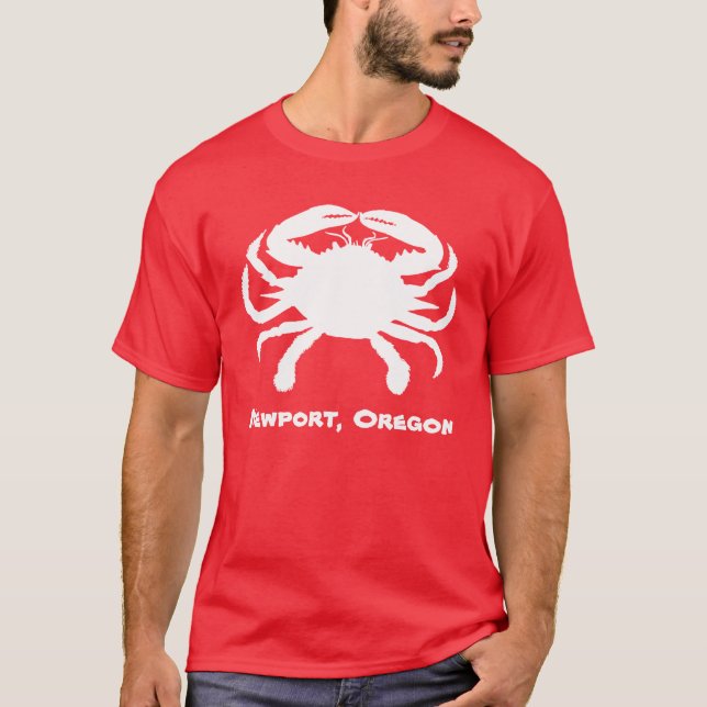 Camiseta Newport Oregon Crab Shirt (Frente)