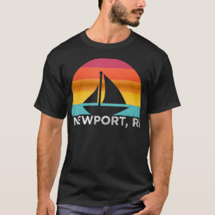 Camiseta Newport RI Velejando Sunset Souvenir