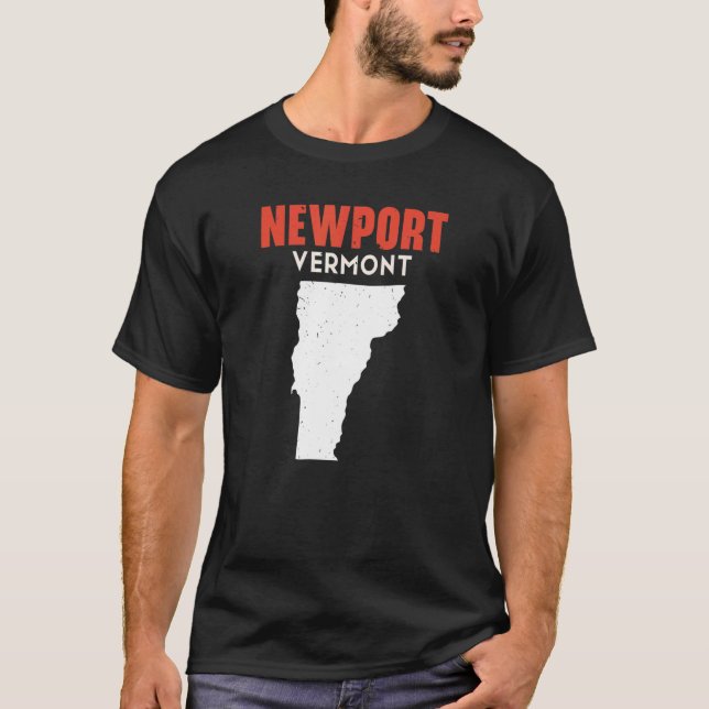 Camiseta Newport Vermont EUA State America Viagem Vermonter (Frente)