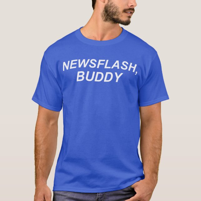 Camiseta Newsflash, Buddy (Frente)