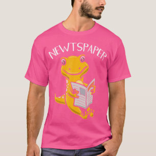 Camiseta Newspaper Anmphibian - Leitor de Jornais Newt Sala