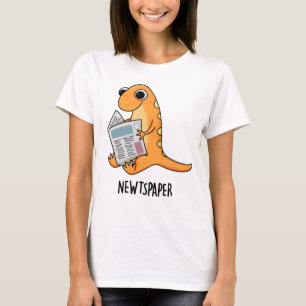 Camiseta Newspaper Funny Newt Pun