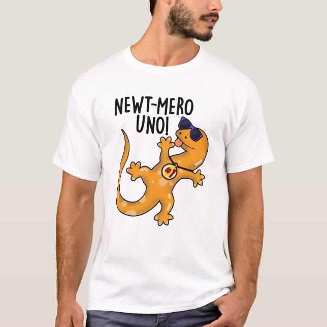 Camiseta Newt-mero Uno Funny Newt Pun (Frente)