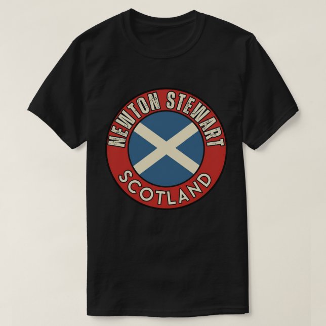 Camiseta Newton Stewart, Escócia (Frente do Design)
