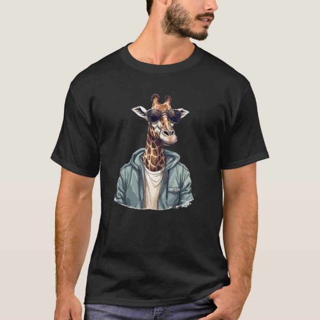 Camiseta NFT Creator Merch Giraffiator Giraffe Tokenomes (Frente)