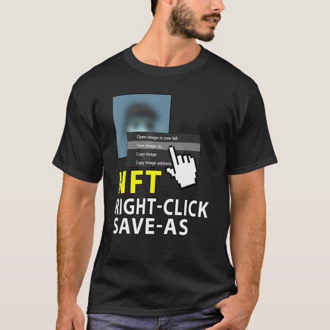 Camiseta Nft Crypto Currency Engraçado Nft (Frente)