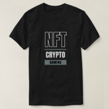 NFT Crypto Gaming T-Shirt Arte digital e Bloqueio