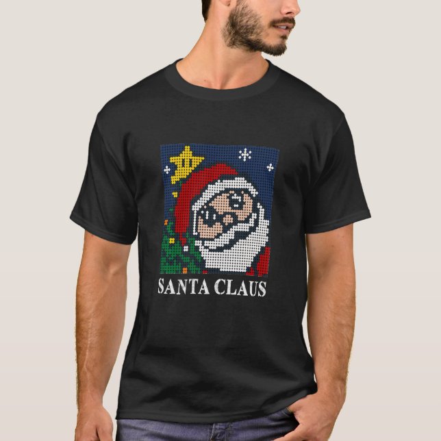 Camiseta Nft Santa Claus Pixel Xmas (Frente)